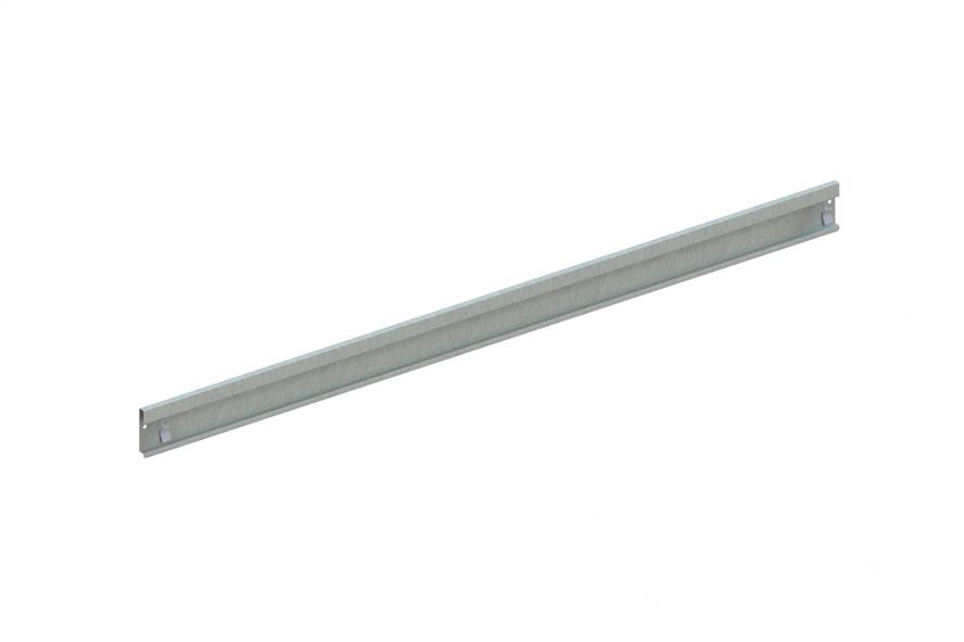 Steck Schüttgutleiste 1300 x 75 RAL 7035 kpl. mit-3