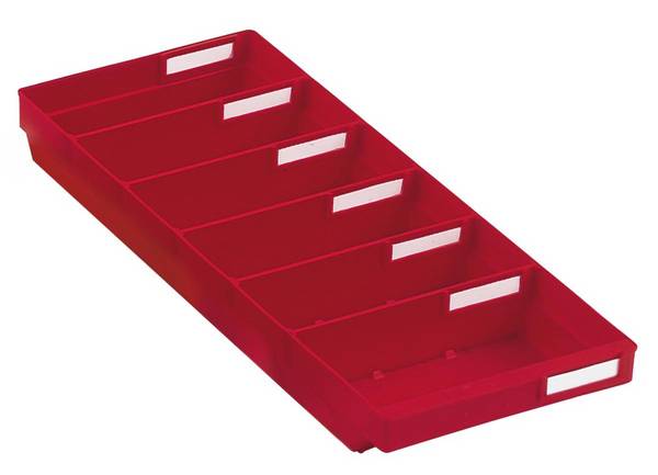 Regalkasten,HxBxT 65x240x500mm,PP,rot