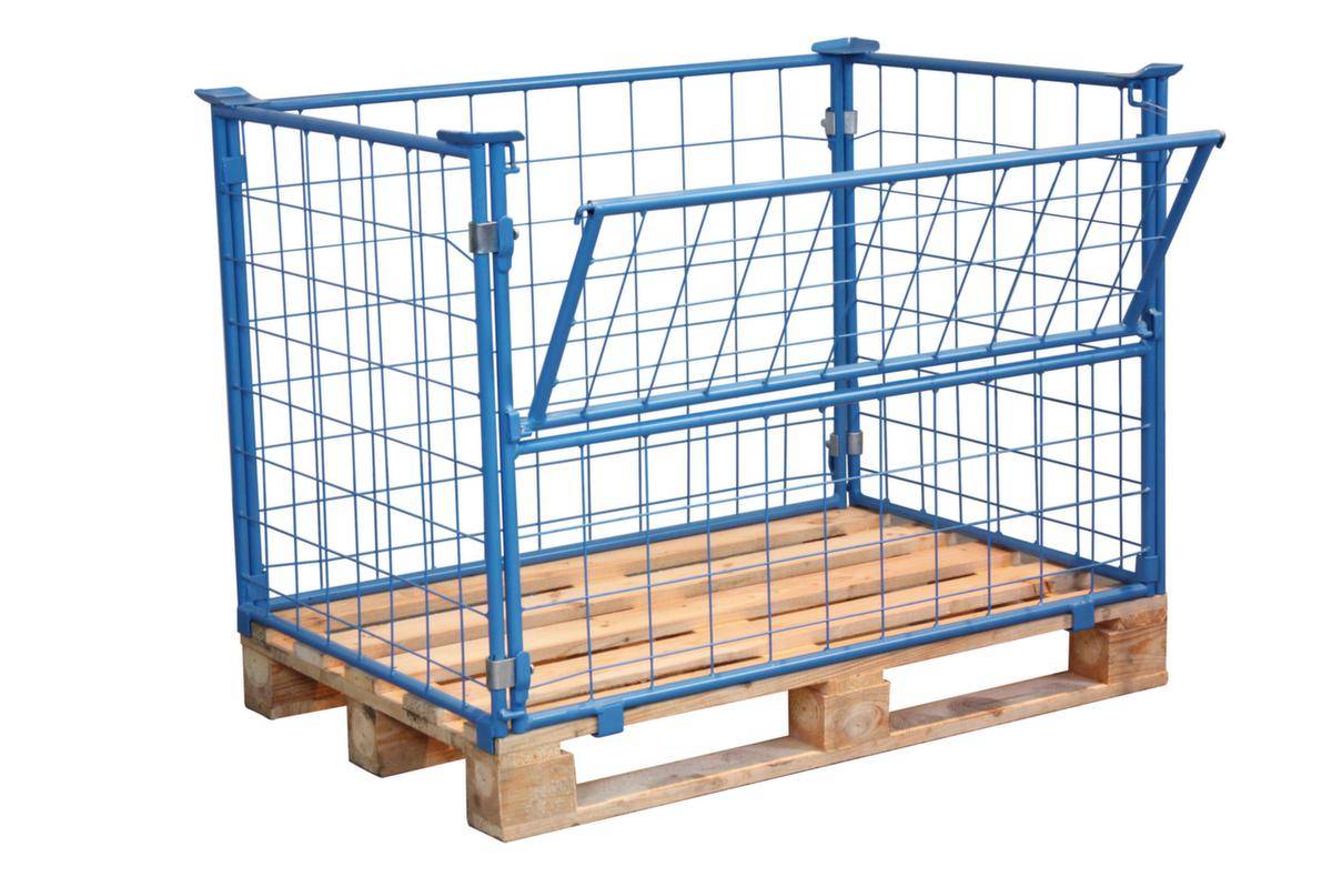 CORDES Palettenaufsatz, halb abklappbar, für Euro-Palette, lackiert, H-3