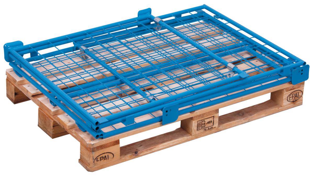 CORDES Palettenaufsatz, halb abklappbar, für Euro-Palette, lackiert, H-4