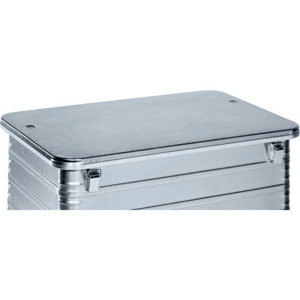 Scharnierdeckel,f. Kastenwagen,LxB 1050x690mm,Deckel m. Gurtband,2 Verschlüsse,Alu