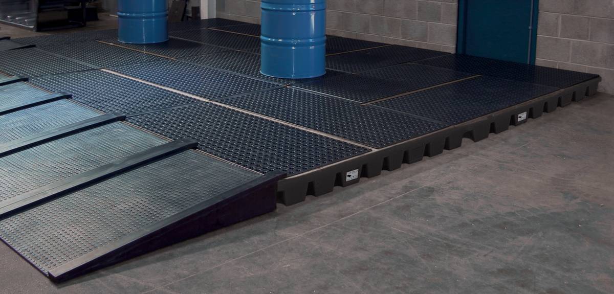 Wannenverbinder,f. Auffangwanne,BxT 40x1500mm,Kunststoff-0