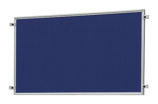 Präsentations-Stellwand 60x120 cm blau/Filz-7