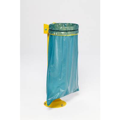 Müllsackständer,1 Müllsackhalter,HxØ 1050x345mm,Gestell gelb