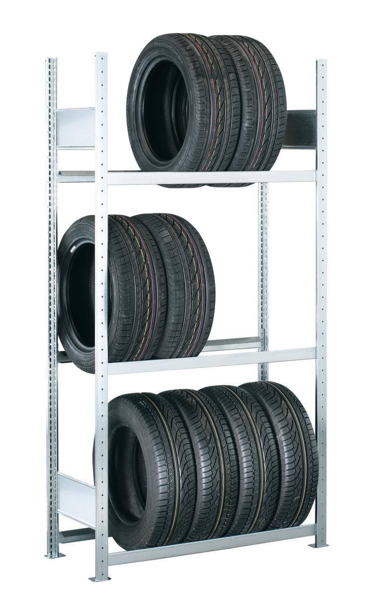 Räderanbauregal 2000x1300x400 mm - 3 Ebenen á 1300 mm, verzinkt-5