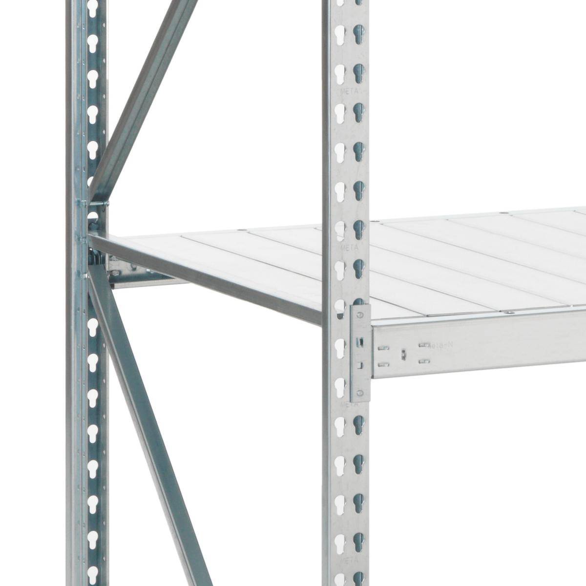 Stahlpaneelboden,f. Weitspannregal,BxT 2600x800mm,Fachl. 490kg,verzinkt-1