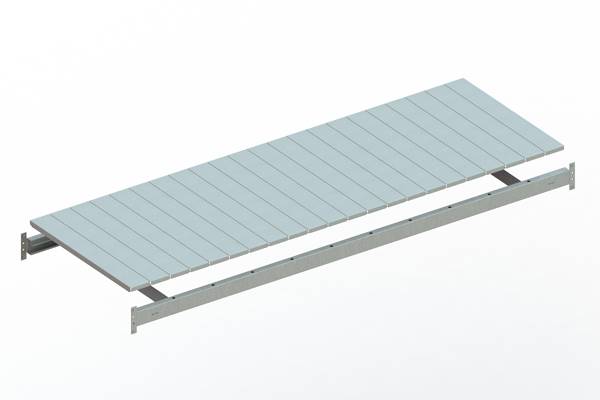 Stahlpaneelboden,f. Weitspannregal,BxT 2200x800mm,Fachl. 600kg,verzinkt-0