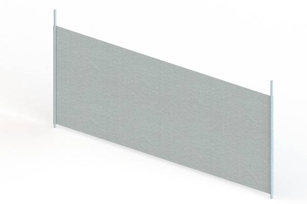 Trennblech,f. Steckregal,HxT 300x600mm,Durchgehend-3