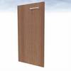 Flügeltür,f. Raumteiler,Anschlag links,2 OH,HxB 830x430mm,Holz,Nussbaum