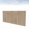 Doppel-Flügeltür,f. Raumteiler,1 OH,HxB 860x450mm,Holz,Ulme