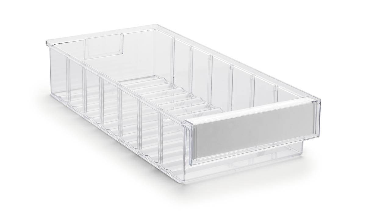Kleinteilekasten,HxBxT 82x186x300mm,Polystyrol,transparent-0