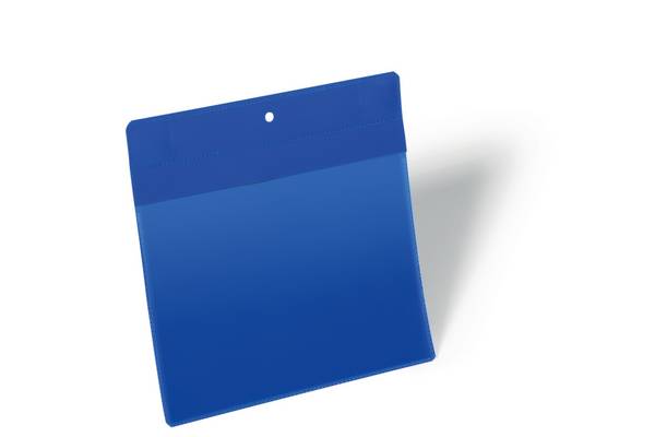 Neodym-Magnettasche,DIN A5,quer,HxB 163x223mm,Rückseite magnetisch,m. Neodym-Magnet,PP,dunkelblau