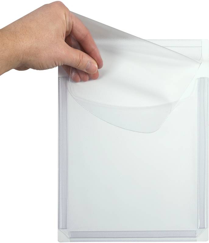 Sichttaschen,DIN A4,hoch,HxB 305x235mm,m. Magnet,transparent-1