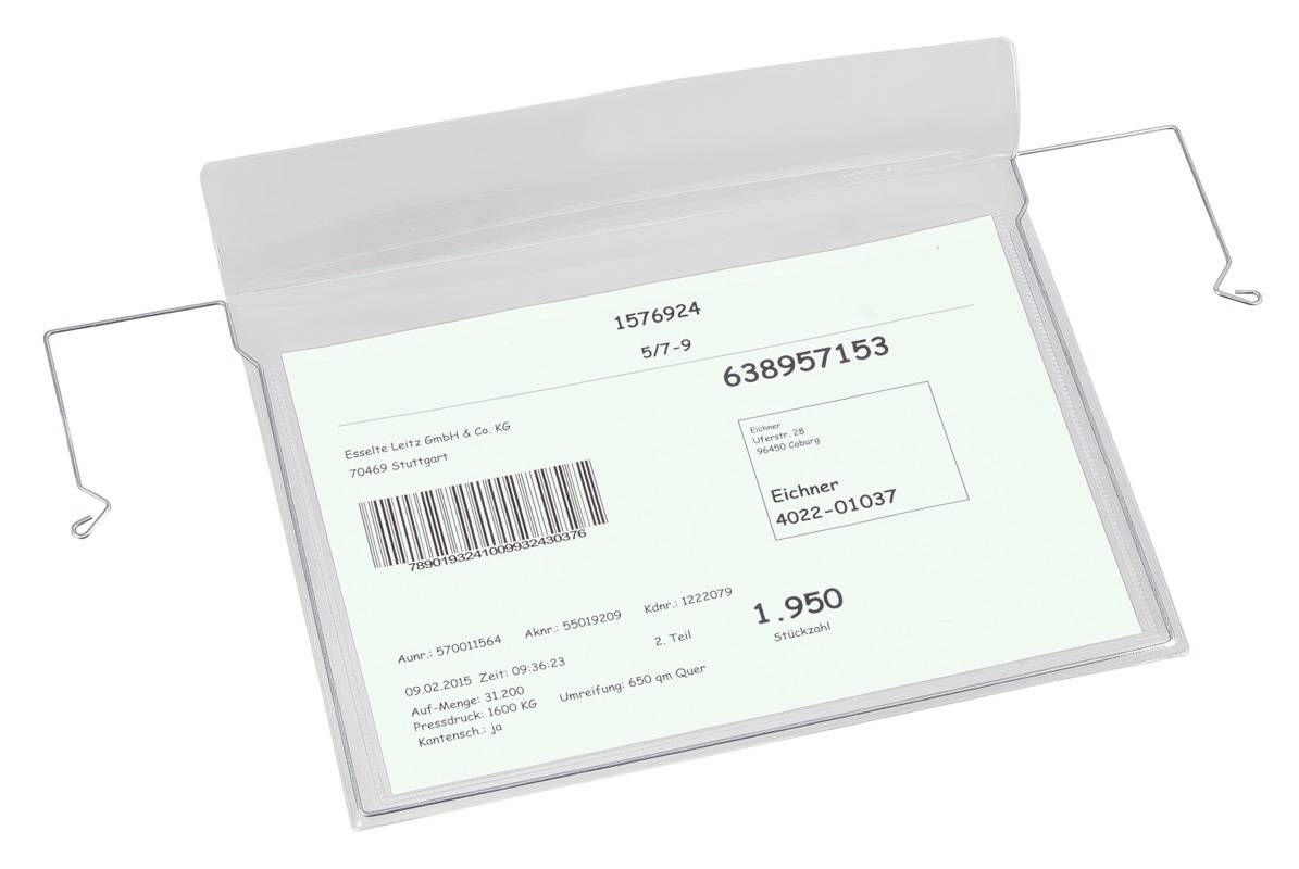 Drahtbügel-Sichttasche,DIN A4,quer,HxB 330x325mm,z. Einhängen,transparent-0