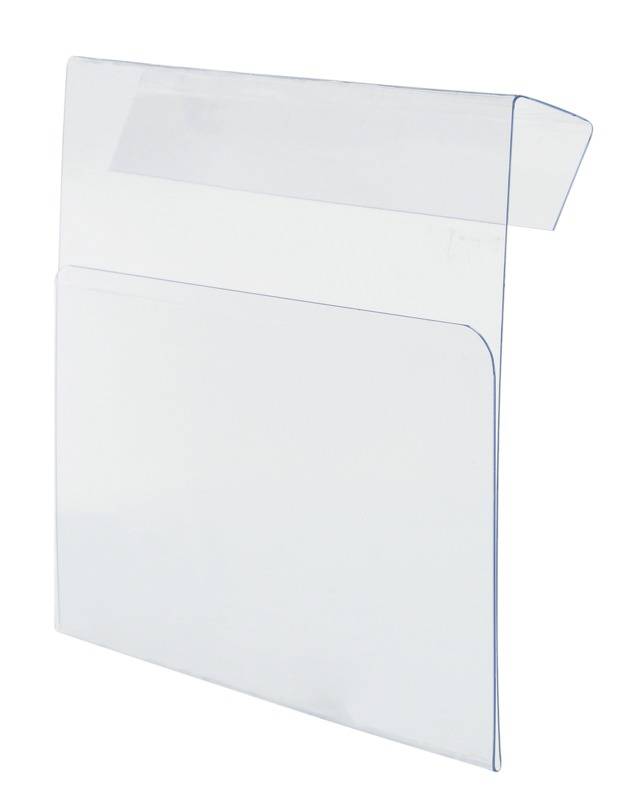 Sichttasche,DIN A4,quer,HxB 210x300mm,zum Klemmen,Hartplastik,transparent-0