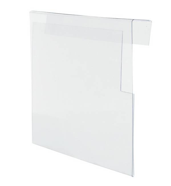 Sichttasche,DIN A5,quer,HxB 155x210mm,zum Klemmen,Hartplastik,transparent