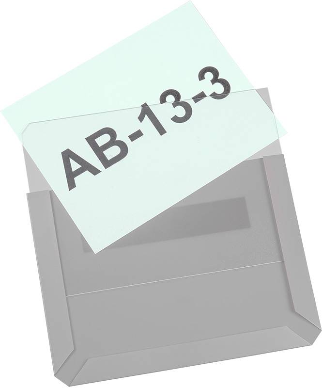Sichttafel,DIN A6,quer,transparent,Rückseite magnetisch-0