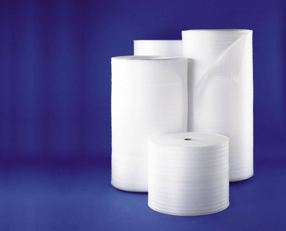 Schaumfolie,Rolle,LxB 500m x 600mm,Stärke 1 µm-4