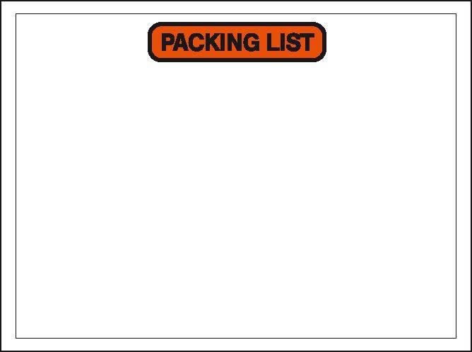 Begleitpapiertasche,"Packing List",DIN A4,innen LxB 235x320mm,PE,Stärke 70 µm-0