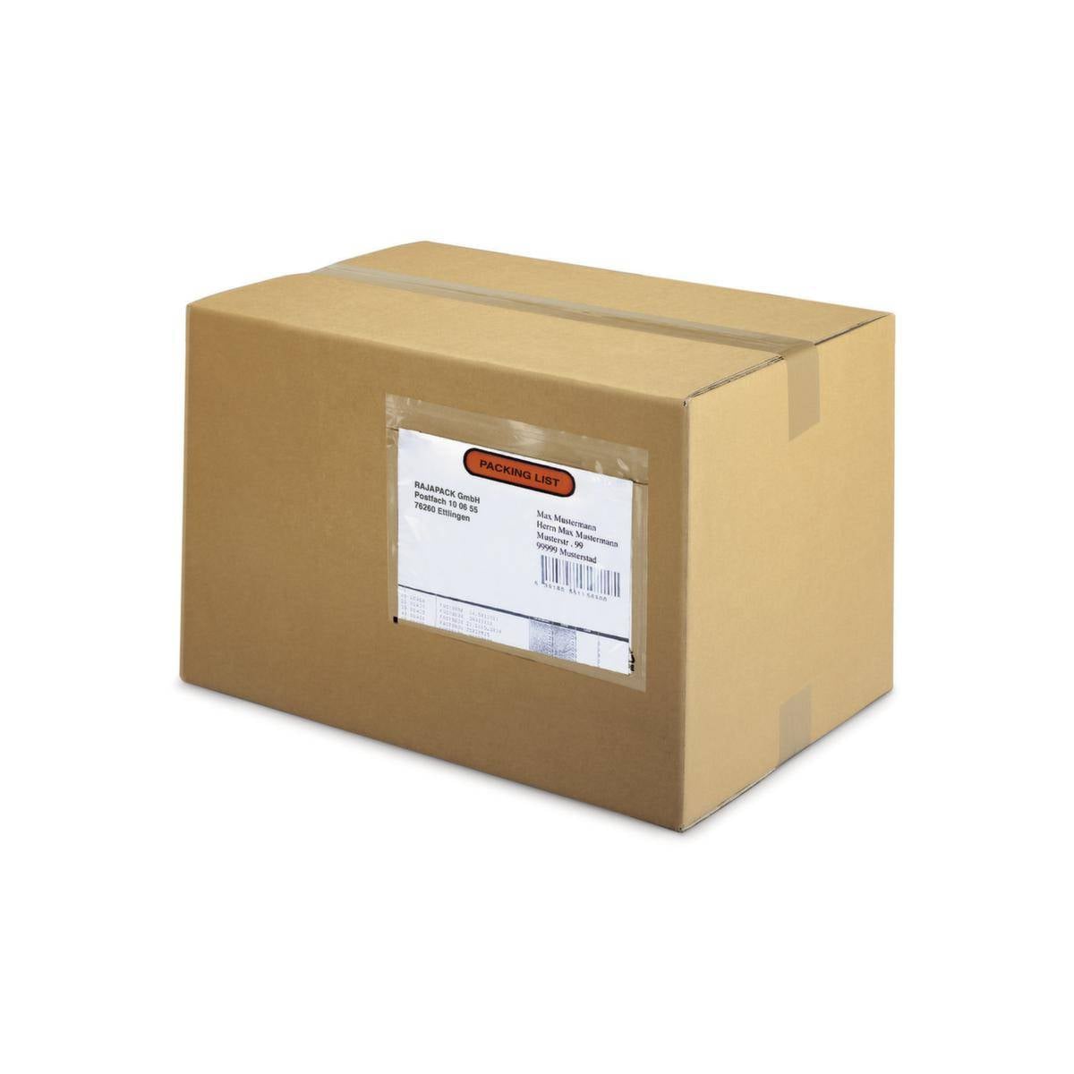 Begleitpapiertasche,"Packing List",DIN A4,innen LxB 235x320mm,PE,Stärke 70 µm-1
