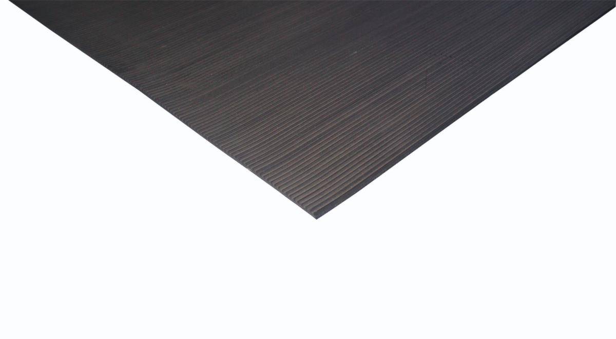 Riffelgummi-Matte,BxT 715x525mm,schwarz
