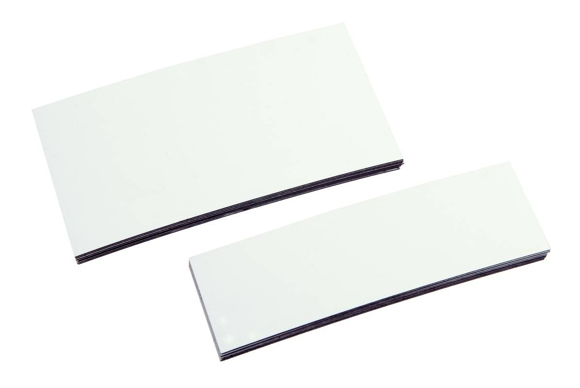 Schild,Rollenware,H 30mm,L 10m,Rückseite magnetisch,Folie,weiß-0