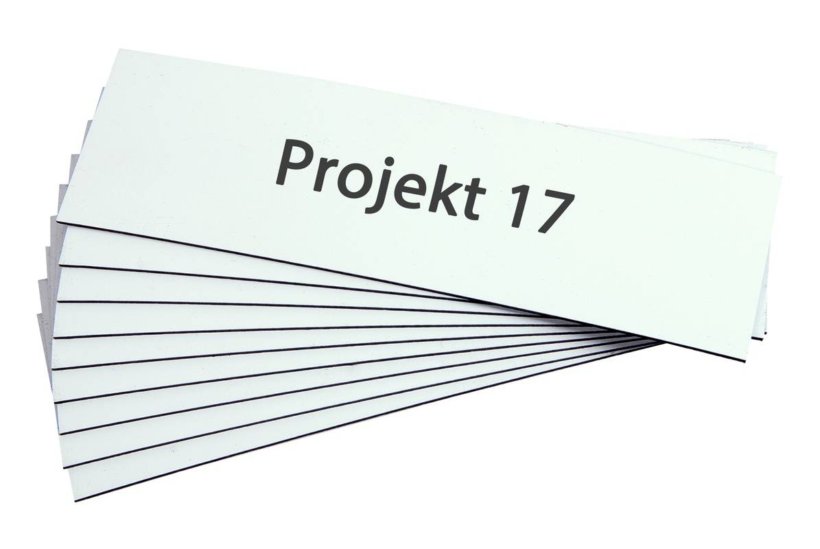 Schild,Rollenware,H 30mm,L 10m,Rückseite magnetisch,Folie,weiß-2