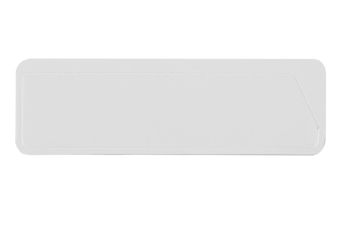 Etikettenhalter,HxL 40x120mm,Rückseite selbstklebend,weiß-2