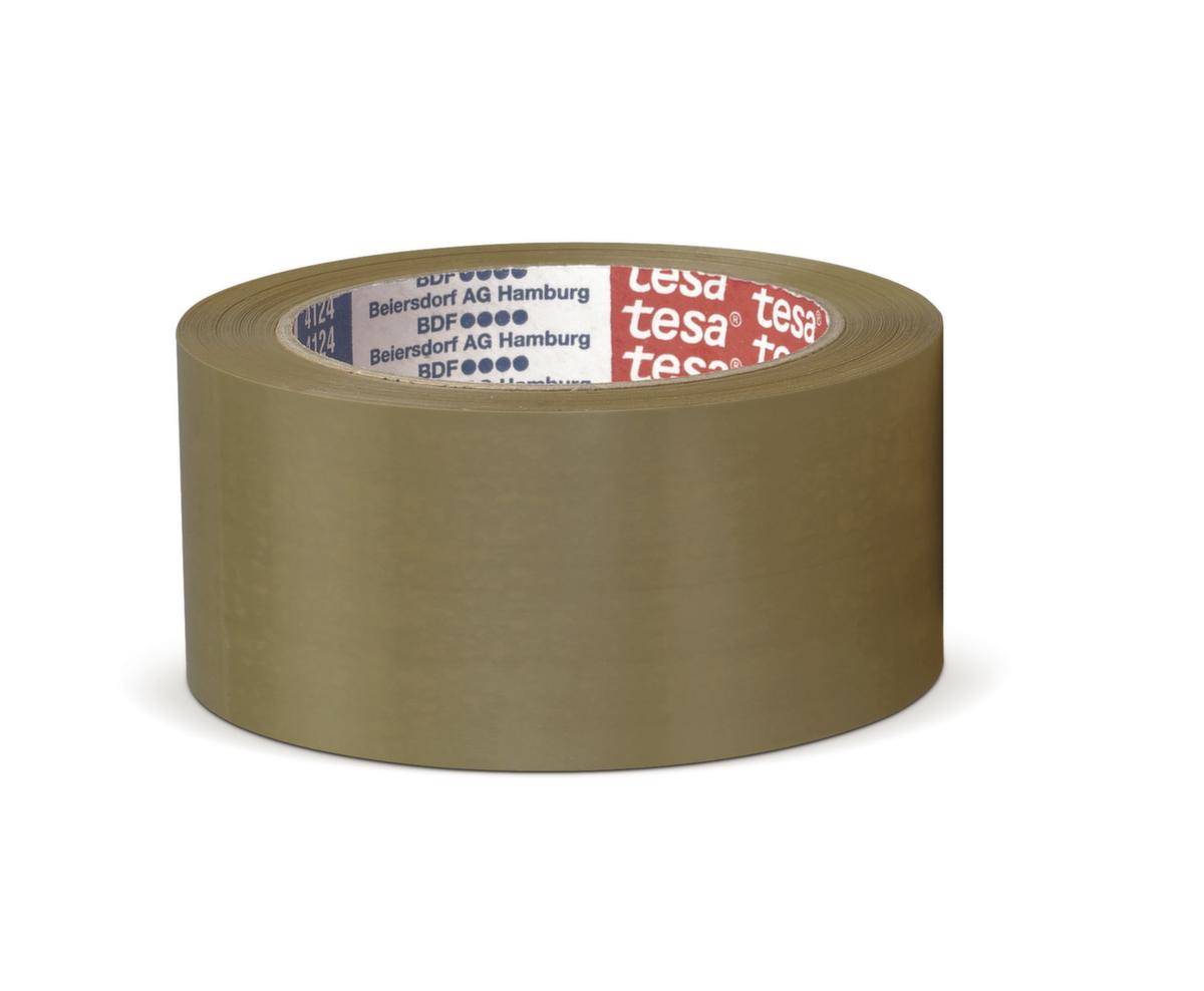 PVC-Packband,PVC/Kleber Naturkautschuk,LxB 66m x 50mm,Stärke 65 µm,braun-1