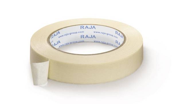 Kreppband,Krepp/Kleber Naturkautschuk,LxB 50m x 19mm,Stärke 105 µm