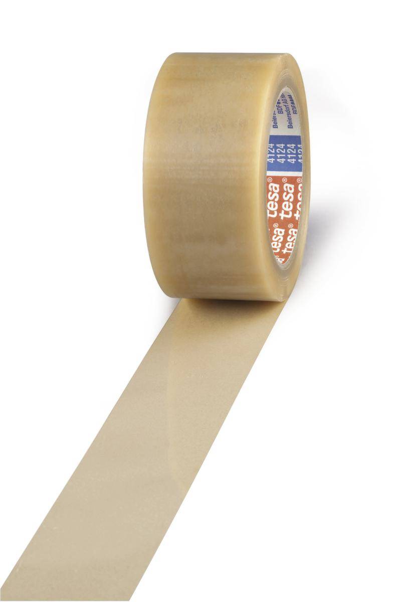 PVC-Packband,PVC/Kleber Naturkautschuk,LxB 66m x 50mm,Stärke 65 µm,transparent-2