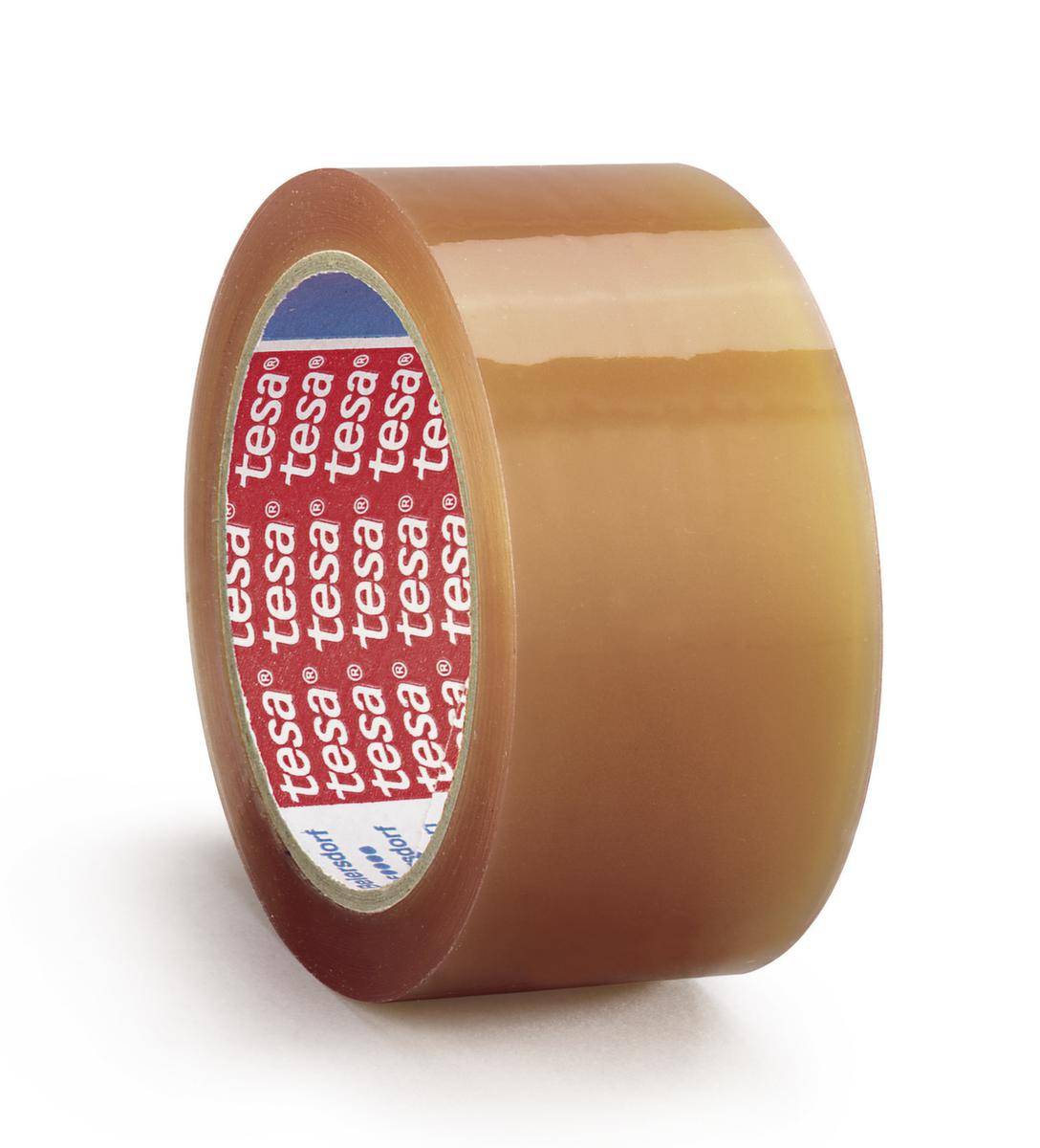 PP-Packband,PP/Kleber Naturkautschuk,LxB 66m x 50mm,Stärke 46 µm,transparent-1