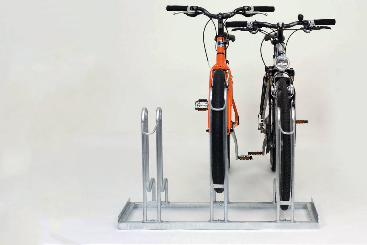 Fahrradständer,L 1050mm,3 Einstellplätze,Nutzung einseitig,verzinkt,verschraubt-1