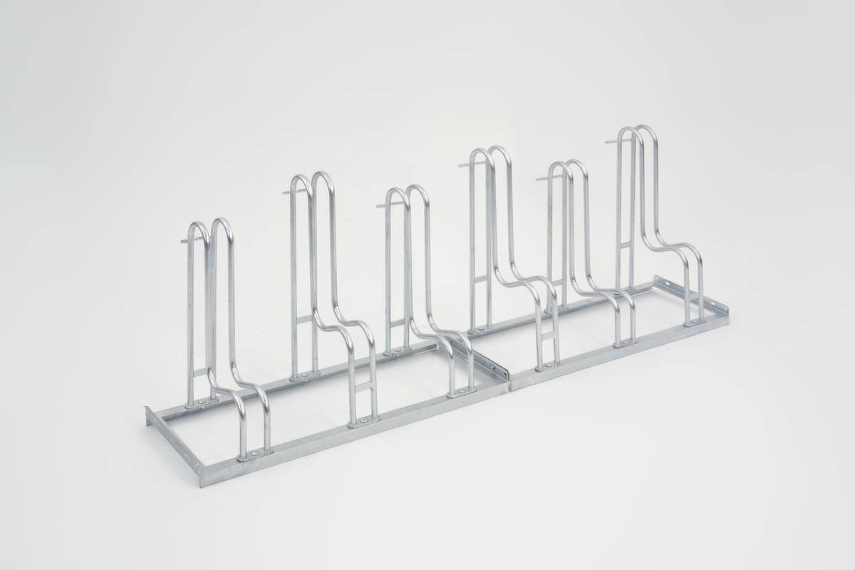 Fahrradständer,L 2100mm,6 Einstellplätze,Nutzung einseitig,verzinkt,verschraubt-0