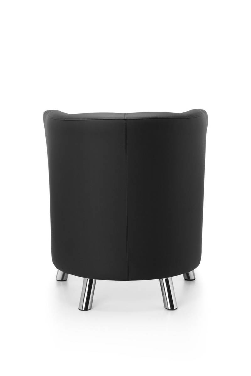 Sessel,Kunstleder schwarz,H 770mm-1