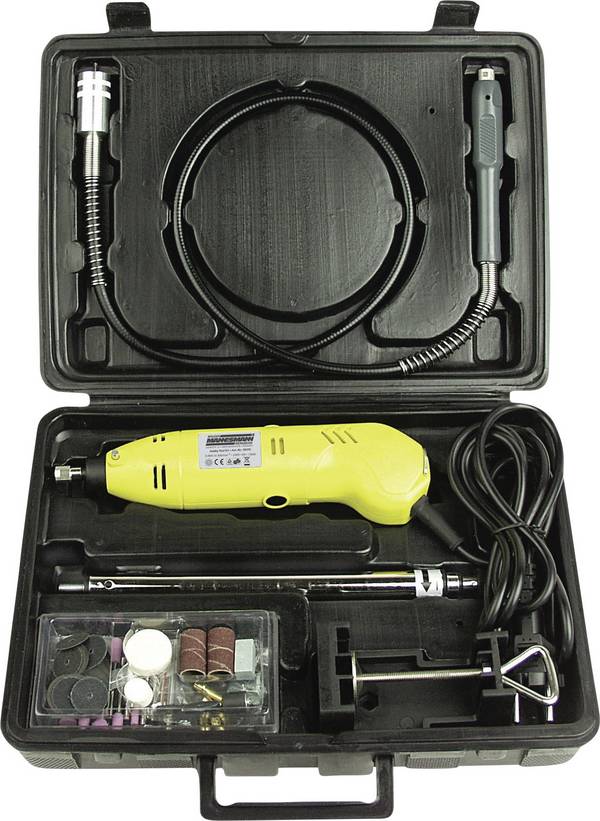 Brüder Mannesmann 92571 M92571 Multifunktionswerkzeug mit Zubehör, inkl. Koffer 81teilig 130 W