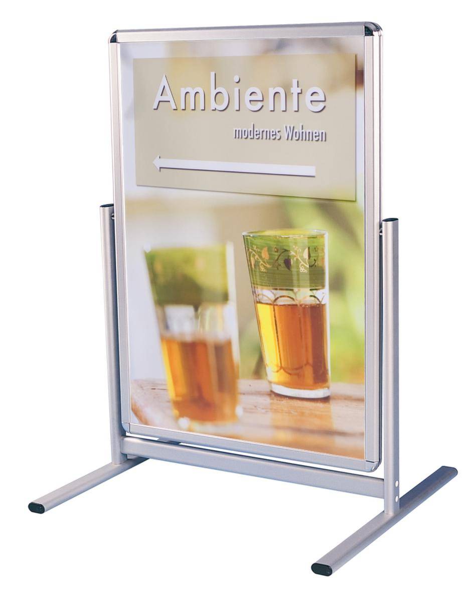 Kundenstopper Outdoor DIN A1 Außenbereich silber-5