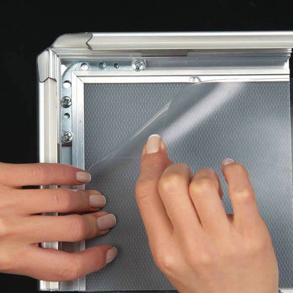 Kundenstopper Outdoor DIN A1 Außenbereich silber-3