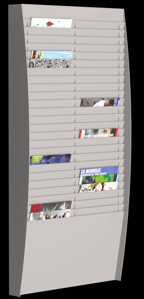 Wand-Sortiertafel V 50F DIN A4 grau-2