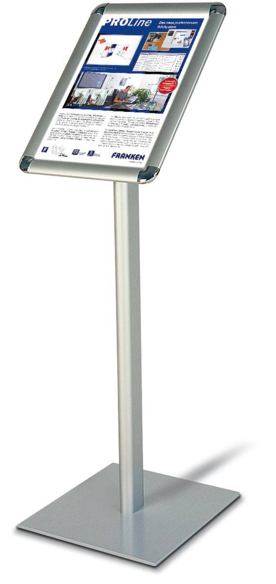 Infodisplay,H 800mm,Rahmen,Rahmen Alu,Gestell silber-0