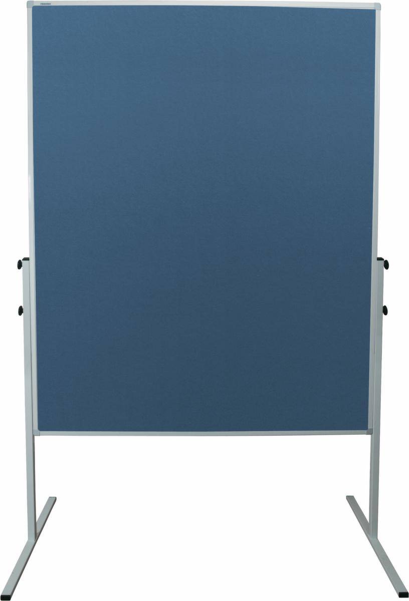 Moderationstafel X-tra line 120x150cm Filz blau-2