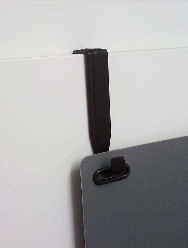Büroplaner,6 Fächer,HxB 900x255mm,Ablage(n) PP,anthrazit-2