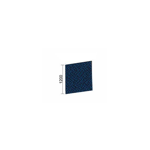 Schallabsorbierende Stellwand,HxBxT 1200x1000x41mm,Wand Stoff,blau-0