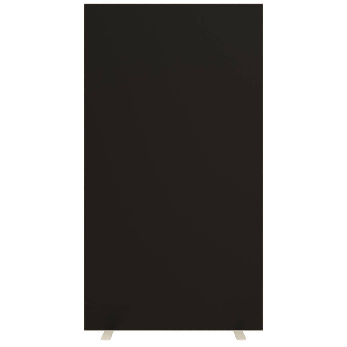 Trennwand,f. Trennwand,Textil,HxB 1740x940mm,Wand Stoff,schwarz,Gestell weiß,Füße-0