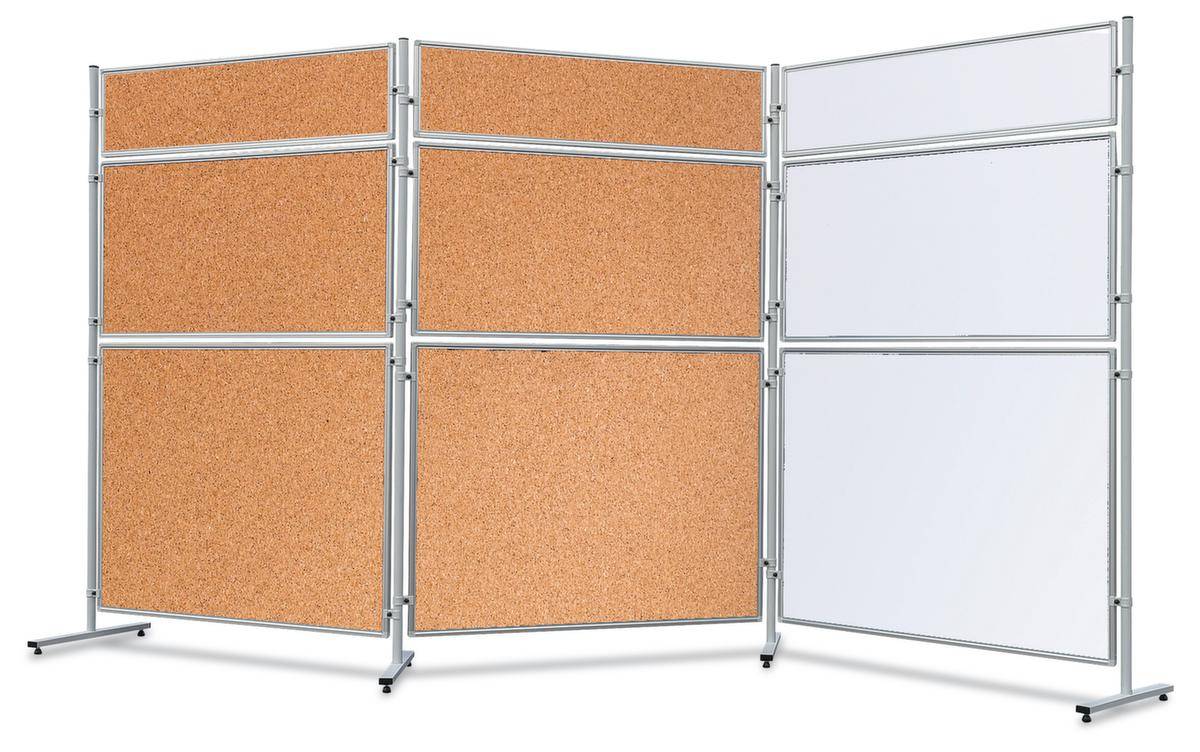 Präsentations-Stellwand 120x90 cm braun/kork-5