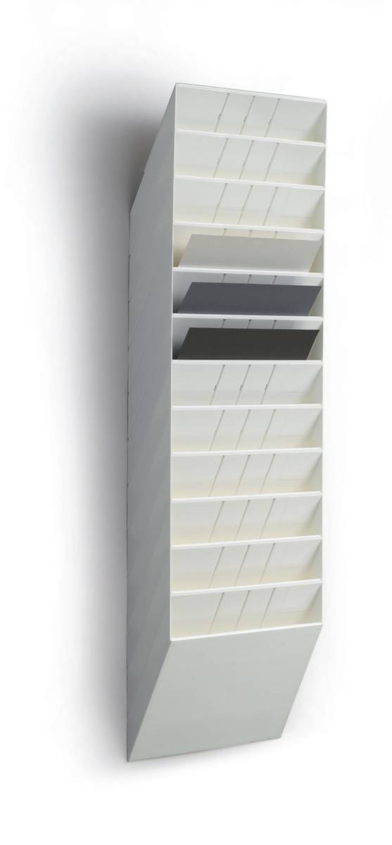 Sortierstation,f. DIN A4quer,HxBxT 1140x348x95mm,Kunststoff,weiß-0
