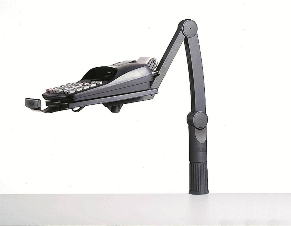 Telefonschwenkarm,BxT 185x260mm,Kunststoff,schwarz-0