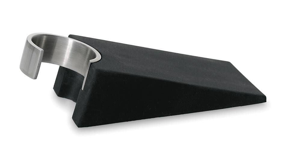 Türkeil,Hartgummi,schwarz/silber,m. Haken-0