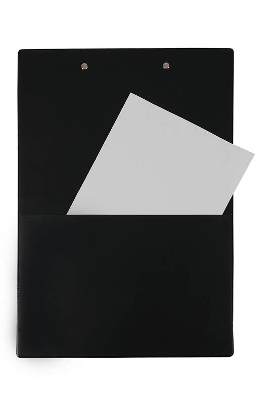 Klemmbrett,f. DIN A4,m. Aufbewahrungsfach,schwarz-1
