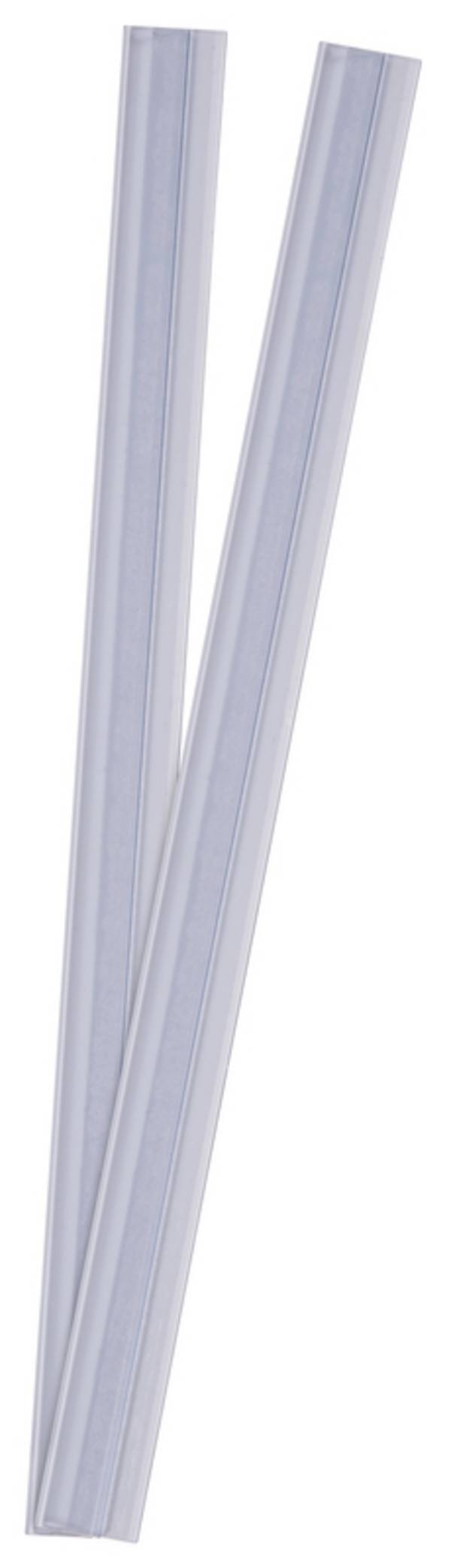 Klarsichtleiste,f. Planungstafel,Rückseite selbstklebend,transparent,HxL 15x220mm